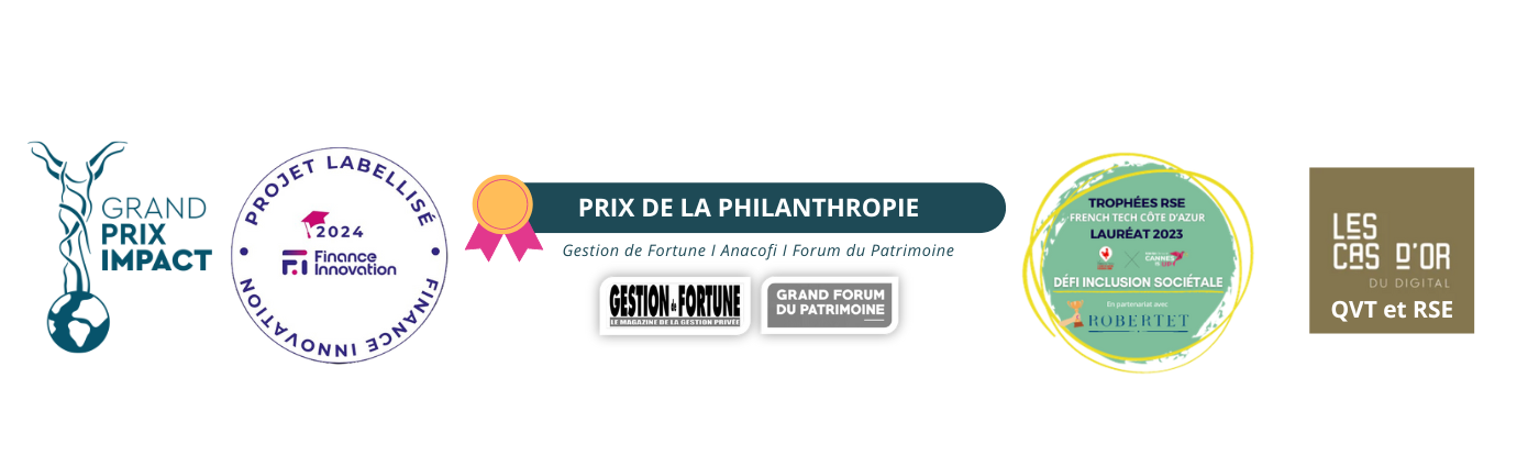 Trophées RSE French Tech, Cas D'or RSE, Grand Prix Impact, Grand prix de la philanthropie, Label Finance Innovation